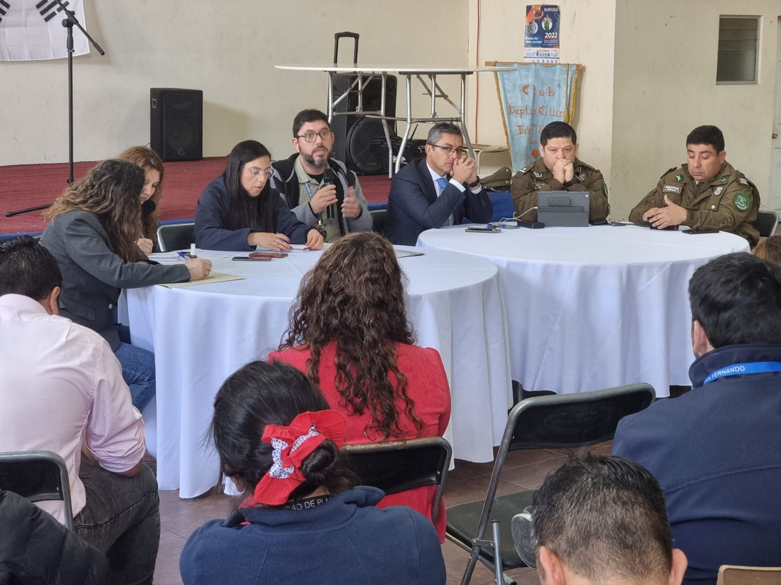 En Placilla se realizó la tercera sesión de la mesa provincial de seguridad para el sector de la Salud.